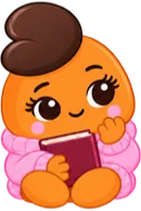 Juju abraçando um livro com carinho